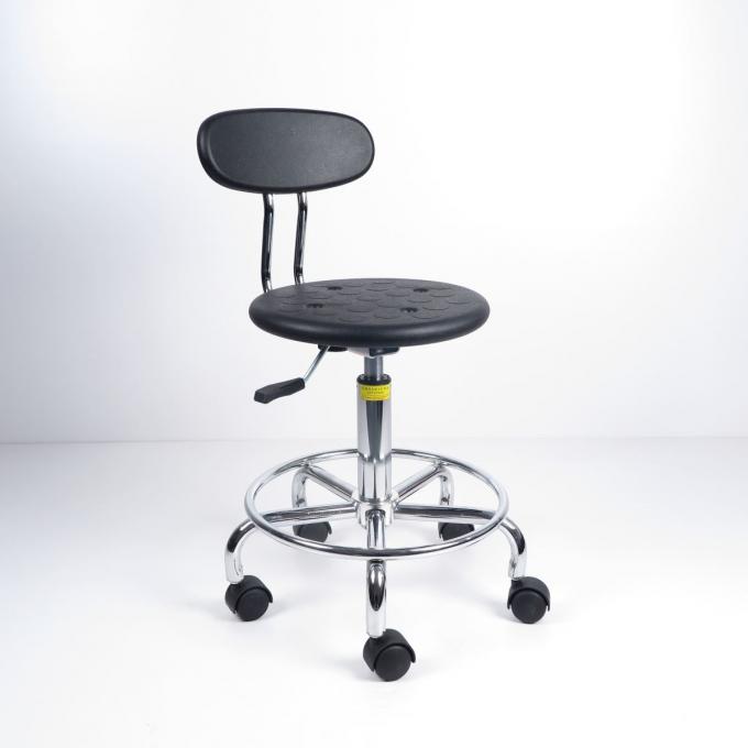 Adjustable/swivel ESD Anti Static Stool With Small Backrest To Save Space