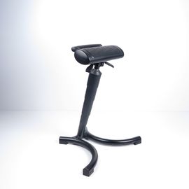 Lab / Workplace Ergonomic Sit Stand Chair Fixed Foot Support PU Foam Material