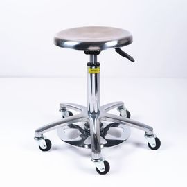 China Stainless Steel Ergonomic Workbench Chairs 5 Star Aluminum Alloy Base factory