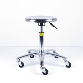 China Adjustable Cleanroom Ergonomic Laboratory Stools Stainless Steel Material factory