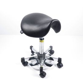 China Polyurethane Ergonomic ESD Chairs Swivel Saddle Stool Adjustable Seat Angle factory