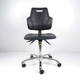 China Soft Self Skinned Polyurethane ESD Safe Chairs With Hooded Swivel Castors factory