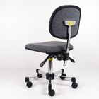 3 Or 2 Levels Adjustment Gray Fabric Ergonomic ESD Chairs Lifting Chair With Castors supplier