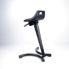 Anti Static Standing Desk Stool Fixed Foot Support Black PU Bubbling Texture supplier