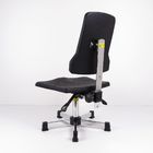 BIFMA X5.1 Comfortable Ergonomic ESD Chairs In Black Polyurethane supplier
