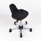 Production Line Ergonomic ESD Chairs Polyurethane Material , Anti Static Stool supplier