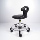 Staticfree PU Foam ESD Cleanroom Chairs Small Backrest 5 Star With Footring supplier