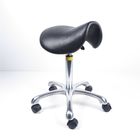 Self Skinny PU Foaming ESD Clean Room Chairs Saddle Stools For Riding Work supplier