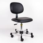 Dual Wheel Vinyl ESD Task Chair Electrostatic Discharge Medium Bench Height supplier