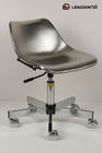 201 Stainless Steel ESD Cleanroom Chairs NO Armrest With Foot Rest Meet 100 Class supplier
