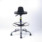 L Shape Seat Anti Static Stool With Stainless Steel Foot Ring Used For High Bench supplier