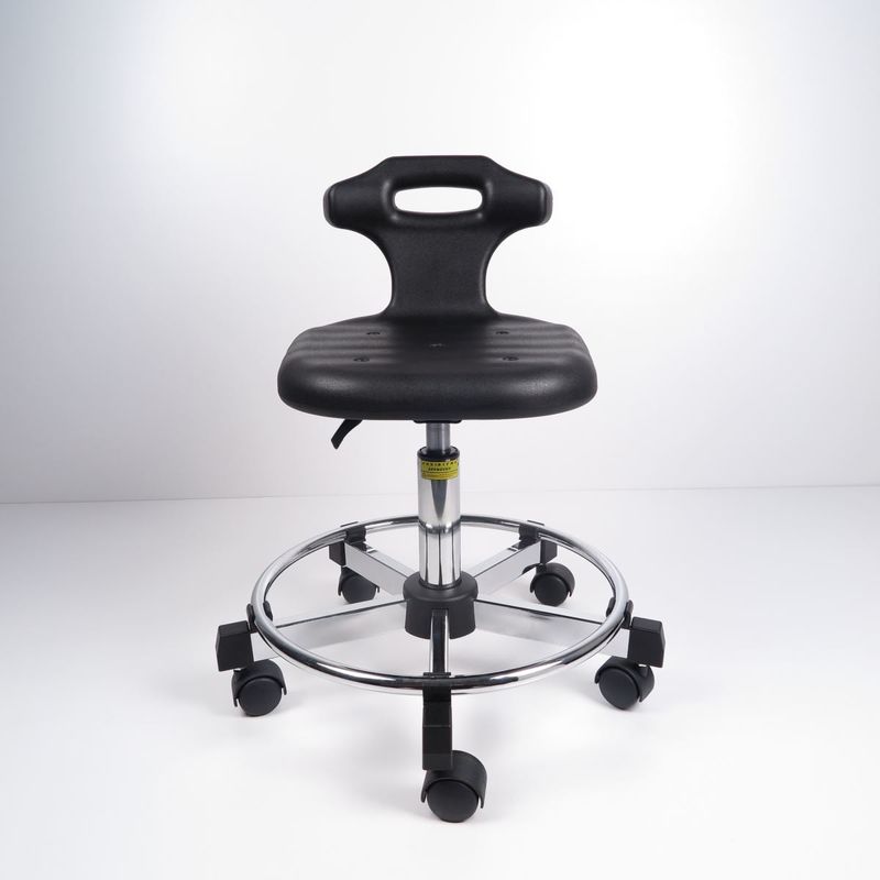 Staticfree PU Foam ESD Cleanroom Chairs Small Backrest 5 Star With Footring supplier