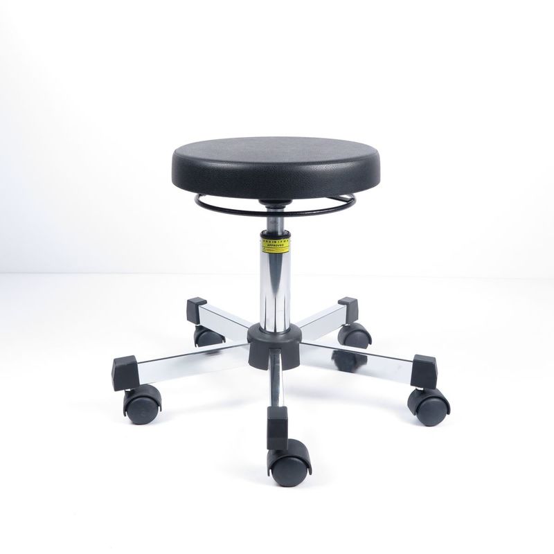 Polyurethane ESD Task Chair Stool For Shop Floor Assembly / Inspection supplier