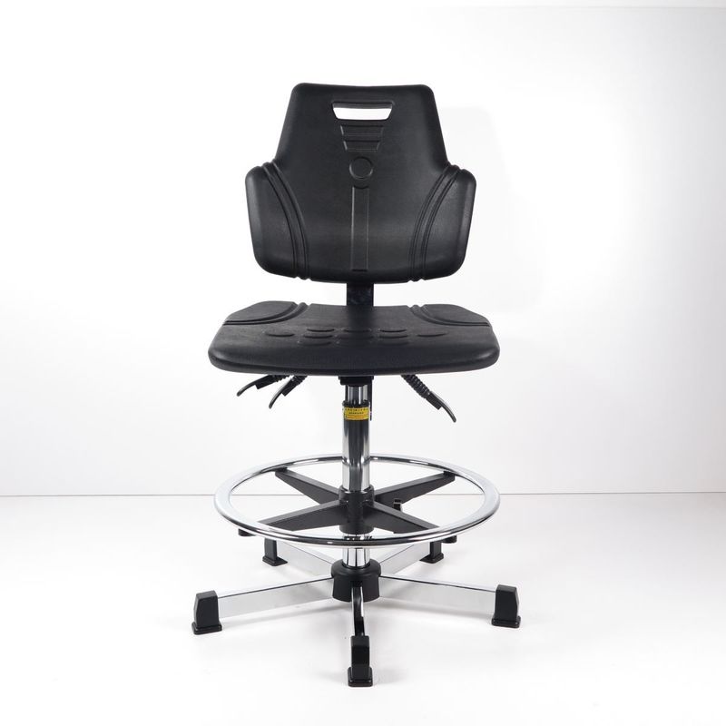 360 Degree Swivel / Rotating Ergonomic ESD Chairs 350lb For High Lab Workbench supplier