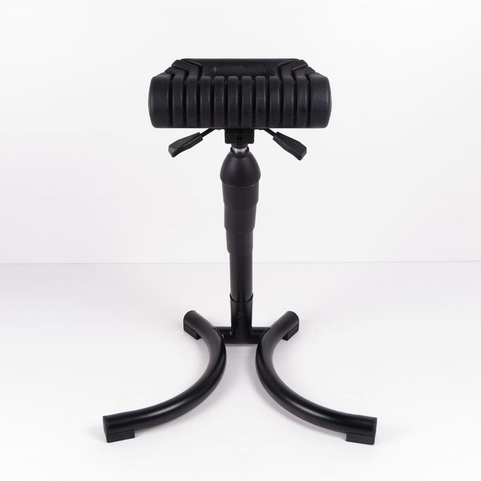 Black PU Foam Static Free Seat Stand Stool Adjustable Lifting Chairs