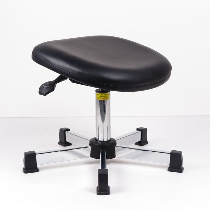OEM Ergonomic ESD Cleanroom Chairs Seat Adjustable 360 Degree PU Leather