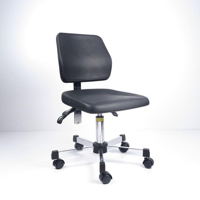 Comfortable Ergonomic ESD Chair Tilt Backrest And Seat With Lockable Angle