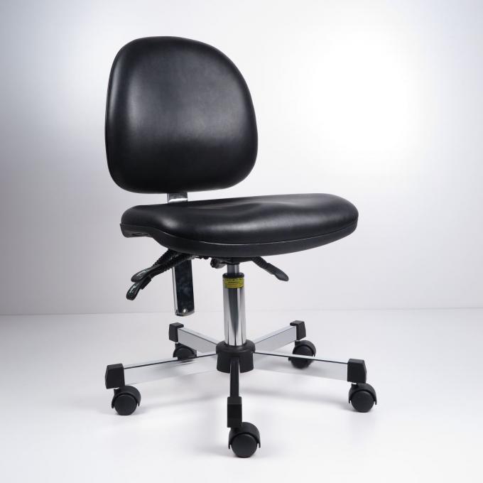 Comfortable PU Leather Ergonomic ESD Chair  For Different Work Occasion