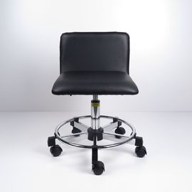 China PU Leather Ergonomic ESD Cleanroom Chairs Backrest Connected With Seat factory
