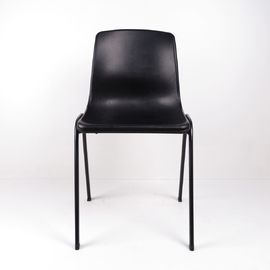 China Black Plastic Ergonomic ESD Chairs Steel Rack To Support Seat Cheap Price factory