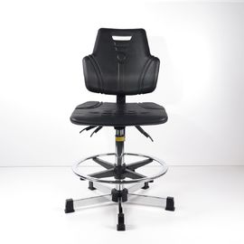 China 360 Degree Swivel / Rotating Ergonomic ESD Chairs 350lb For High Lab Workbench factory