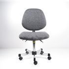 Gray Fabric Ergonomic Workbench Chairs Adjustable Large Back Laboratory Chairs supplier