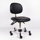 3 Level PU Leather Ergonomic ESD Chairs Lift Swivel , Clean Room ESD Lab Chairs supplier