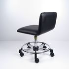 PU Leather Ergonomic ESD Cleanroom Chairs Backrest Connected With Seat supplier