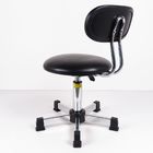Laboratory Chairs Ergonomic Ergonomic Lab Stools Synthetic Leather Or Fabric Covered supplier