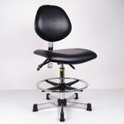 High Bench Height ESD Task Chair Lumbar Support Tilt Adjustment Back And Seat supplier