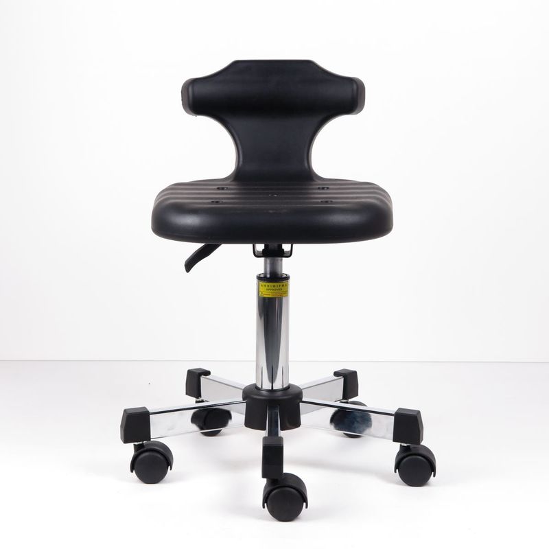 Polyurethane Ergonomic ESD Chairs Stools With Small Backrest And Save Space supplier
