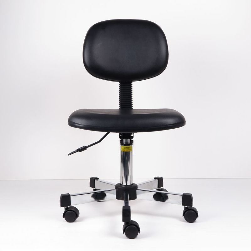 PU Leather ESD Office Chair Tilt Backrest With Adjustable Tension Controlled supplier