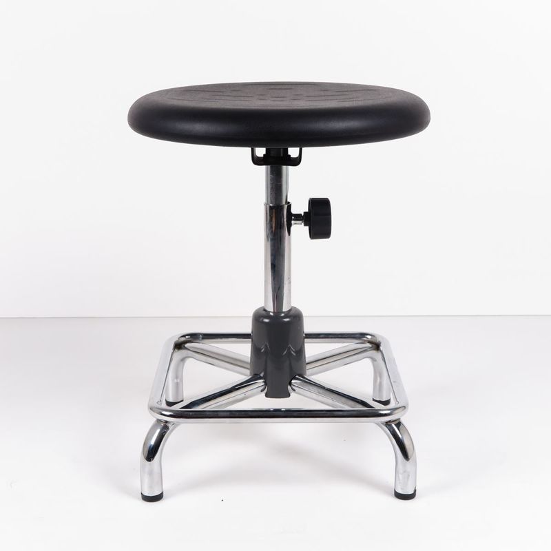 Self Skinned Polyurethane Armless ESD Safe Chairs , Electrostatic Discharge Stool supplier